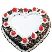 BlackForest Heart Shape Cake 2 Pound